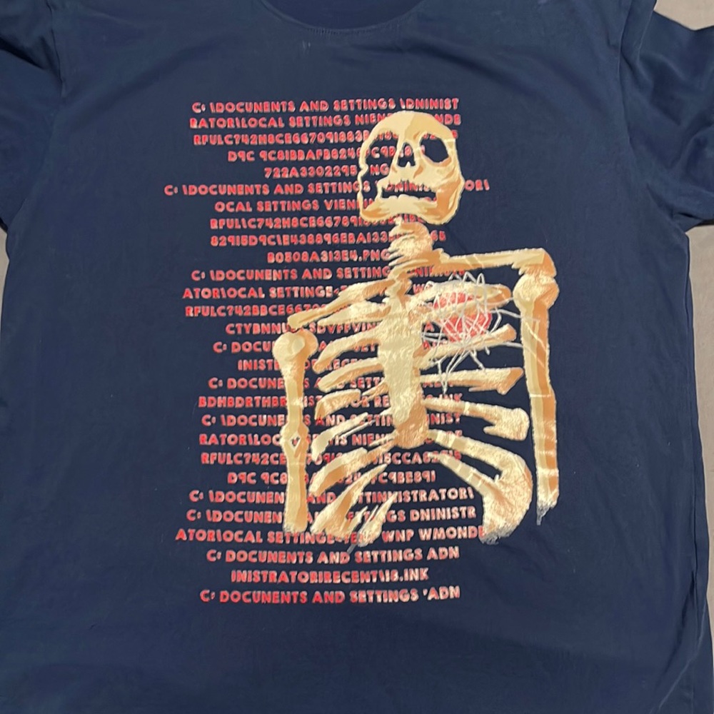 Skeleton shirt